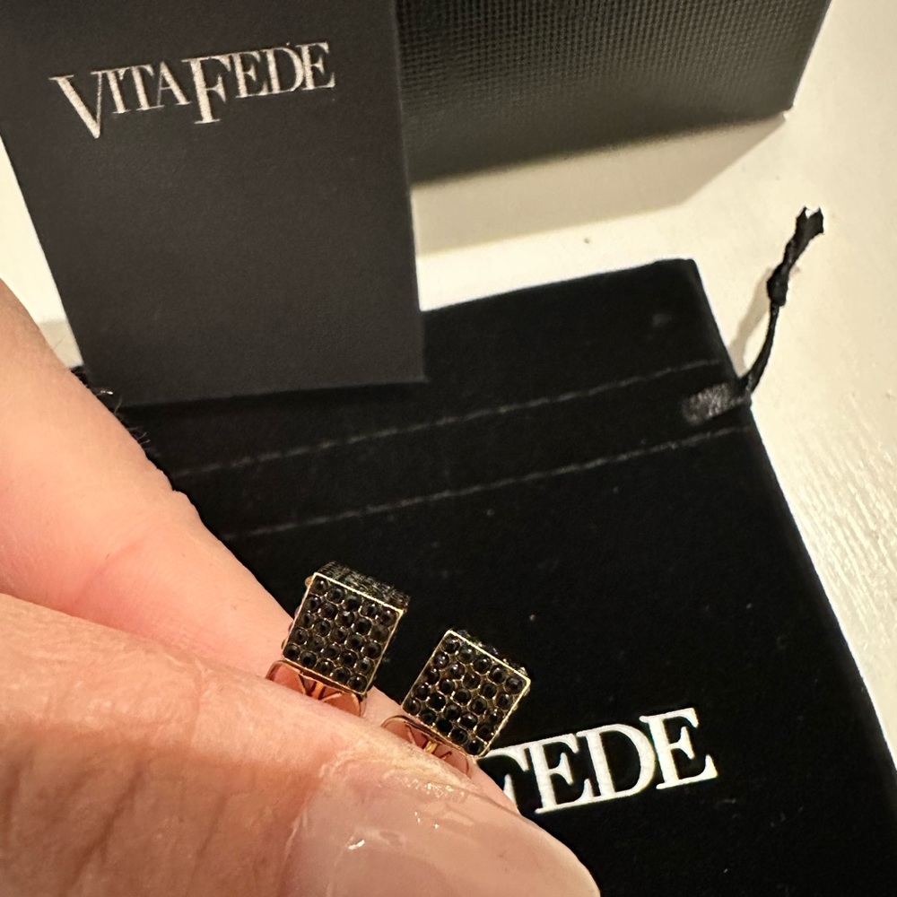 Vita Fede Cubo Earrings NWT - Picture 3 of 7